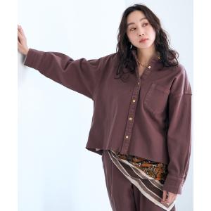 ブラウス シャツ 大人カラーデニムシャツ/625553 レディース