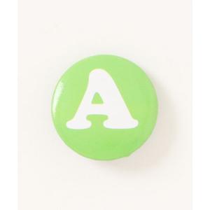 バッジ アルファベット缶バッチ
