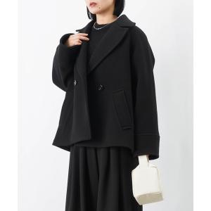 ジャケット テーラードジャケット LC/LLL ミドル丈Aラインウールコート/Aラインテーラードコート レディース