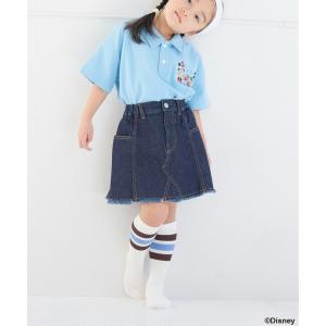スカート サイドポケットデニムスカート　607548 キッズ 子供服 女の子