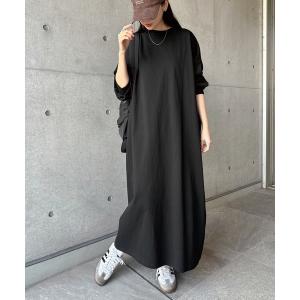 ワンピース ビッグシルエット長袖Tシャツワンピース