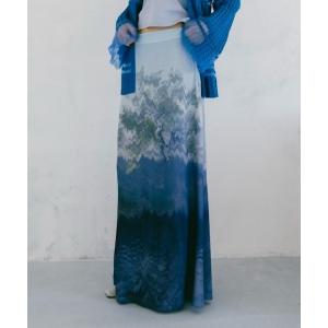 ロング スカート Art Print Skirt/アートプリントスカート