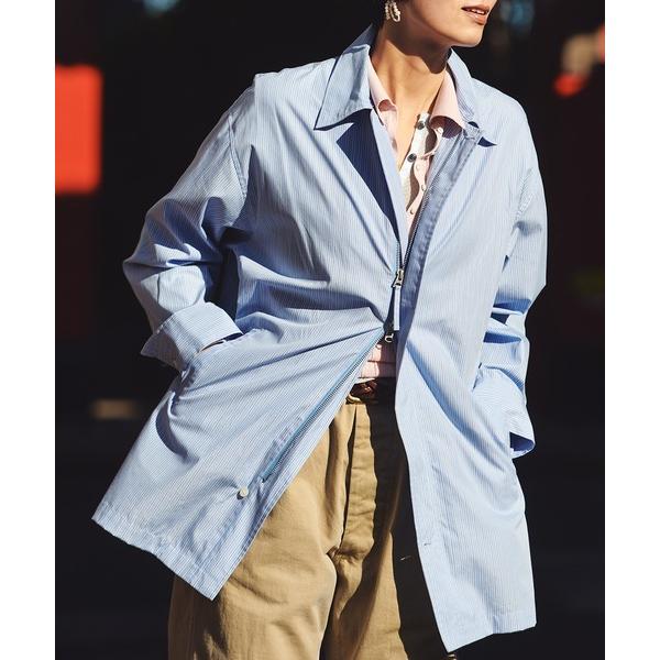 コート アウター 「Americana（アメリカーナ） for SALON」ダブルジップストライプシ...