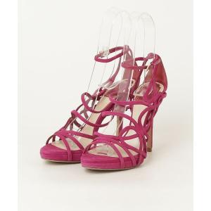 「Christian Dior」 ヒールサンダル 36 パープル レディース