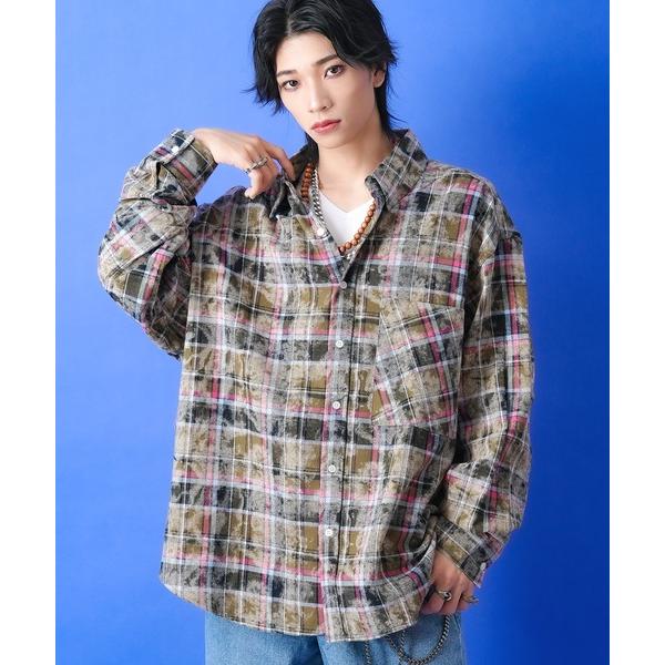 「ankoROCK」 長袖シャツ ONESIZE カーキ メンズ