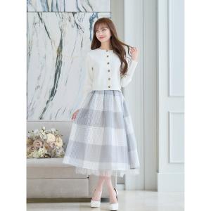 「emiriawiz」 フレアスカート MEDIUM グレー レディース