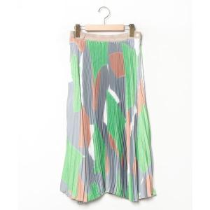 「mintdesigns」 プリーツスカート 2(M) グレー レディース