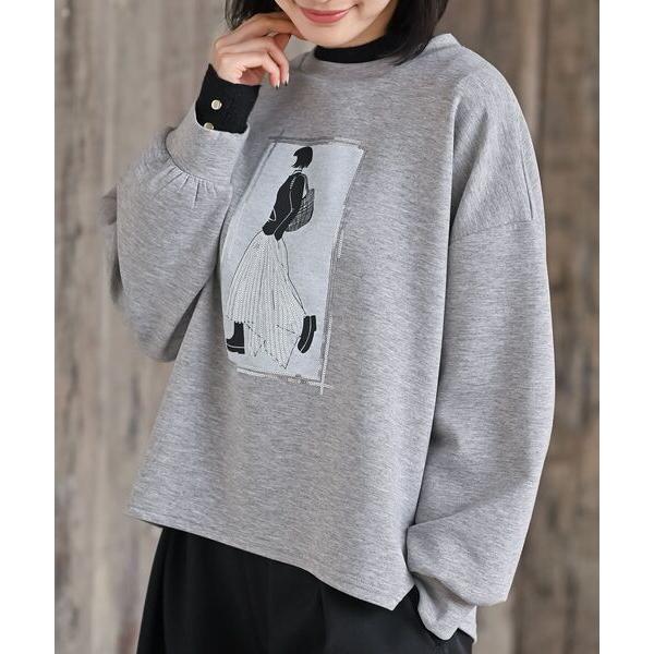 トレーナー スウェット スパンコールＧｉｒｌプルオーバー レディース