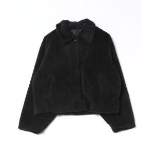 ブルゾン アウター ボアコクーンスリーブブルゾン レディース