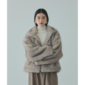 コート アウター フェイクファージャケット レディース