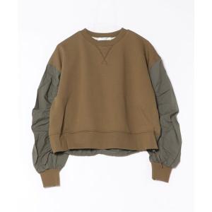 tシャツ スイッチングドロストウェットプルオーバー「洗濯機で洗える」 レディース