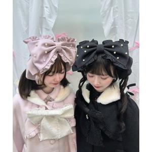 DearMyLove ヘアクリップ ときめき王冠ビジューレースリボン2個セット
