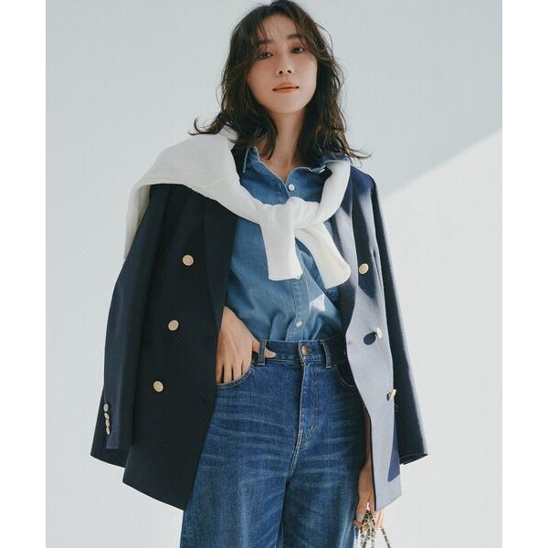 ジャケット テーラードジャケット TWギャバジン テーラード ジャケット レディース