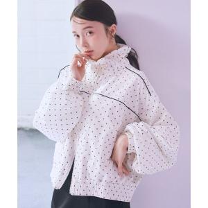 ブルゾン アウター パイピングブルゾン レディース