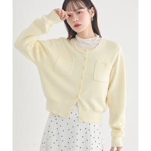 カーディガン 「2026SS」ダブルポケットカーディガン レディース