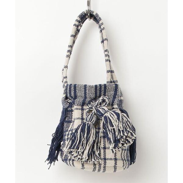 ハンドバッグ 「Swaraj/スワラージ」手織りジャガード BUCKET BAG