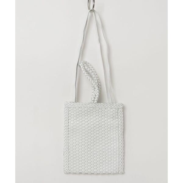 ハンドバッグ 「Swaraj/スワラージ」手編みメッシュレザー2WAY mini BAG（牛革）
