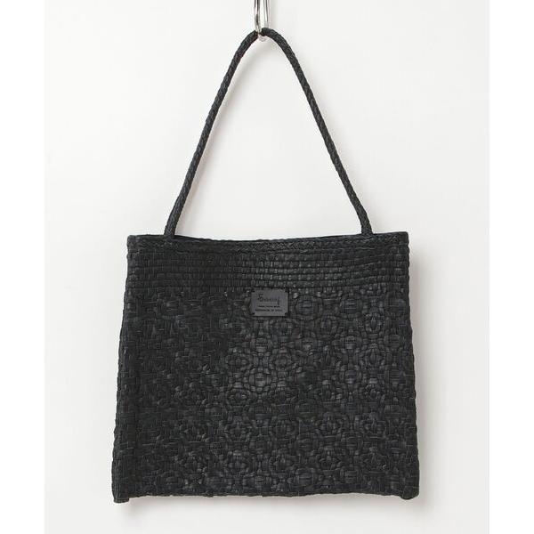 トートバッグ 「Swaraj/スワラージ」手編みメッシュレザー・スクエアシェイプ BAG メンズ レ...