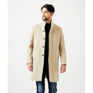 ステンカラーコート コート スタンドカラーロングコート メンズ