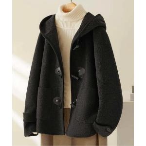 ダッフルコート コート ダッフルショートコート レディース