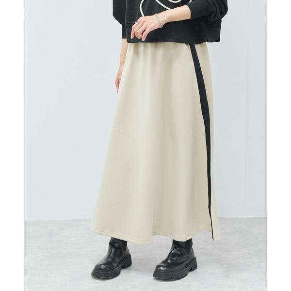 ジーンズ デニム デニムパンツ サイドラインピケスカート レディース