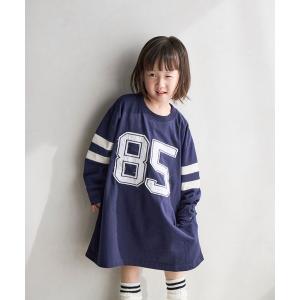 ワンピース ナンバリングワンピースＬＳ　636472 キッズ 子供服 女の子