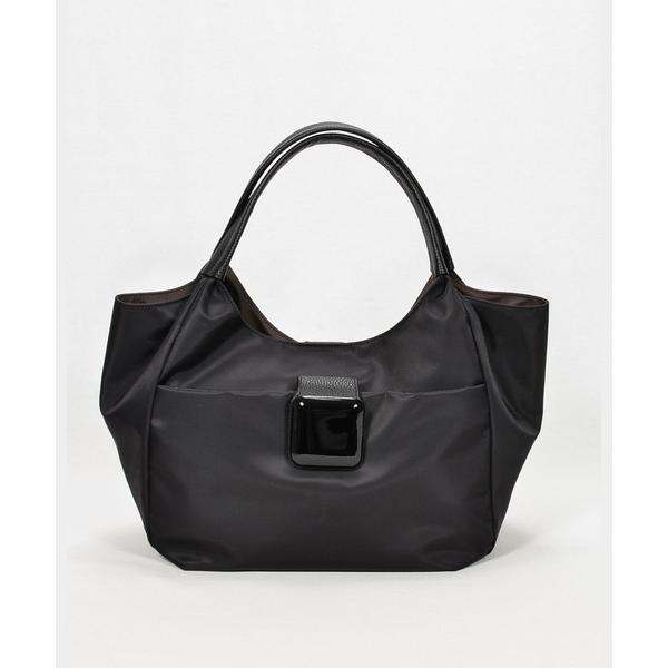 トートバッグ ブラックスクエアバルーントート レディース