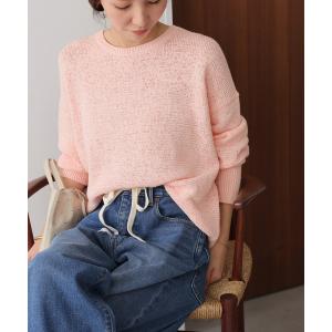 ニット セーター 「26SS新作」テープヤーンニュアンスプルオーバー レディース