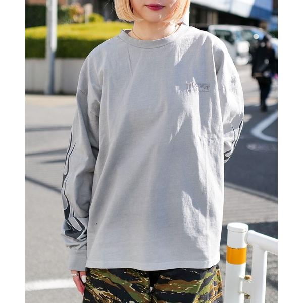 tシャツ FLAME Pigment L/S T-SHIRTS/THRASHER スラッシャー フレ...