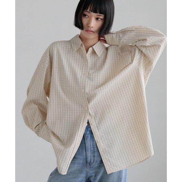 ブラウス シャツ チェックBIGシャツ　638587 レディース