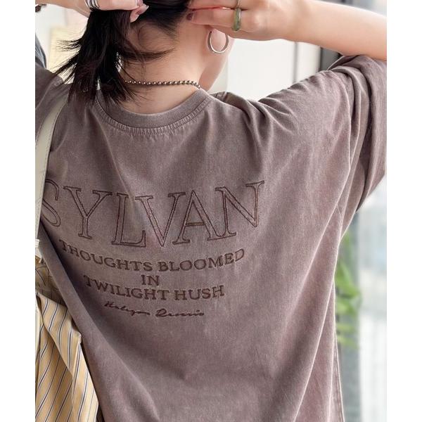 tシャツ 「JaVaジャバコラボ」色褪せで魅せる、ラフな品格。綿100％前後２WAYアシッド刺繍ユル...