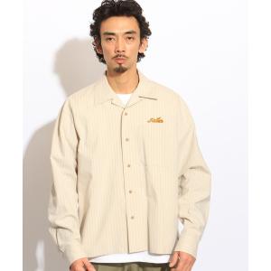 シャツ Work Stripe Open Collar Shirt メンズ レディース