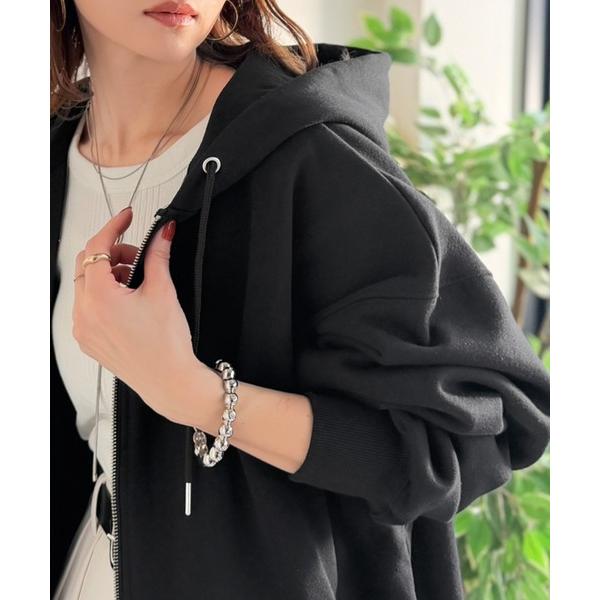 パーカー 「JaVaジャバコラボ」シルエットアレンジ自在♪毎日使いに頼れる一枚ダブルジップ裏起毛オー...