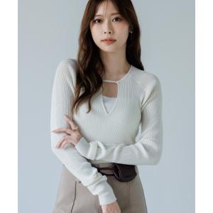tシャツ decollete cut-out bodysuit（デコルテカットボディースーツ） レディース