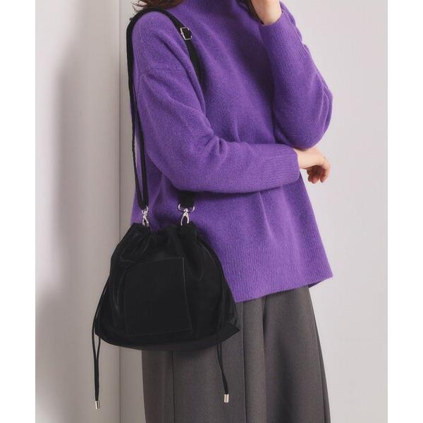 ショルダーバッグ バッグ ヌバック調ドロストショルダー レディース