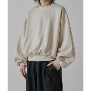 トレーナー スウェット ルーズフィットクルーネックスウェット メンズ