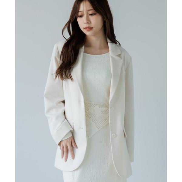 ジャケット テーラードジャケット waist belt tailored jacket（ウエストベル...