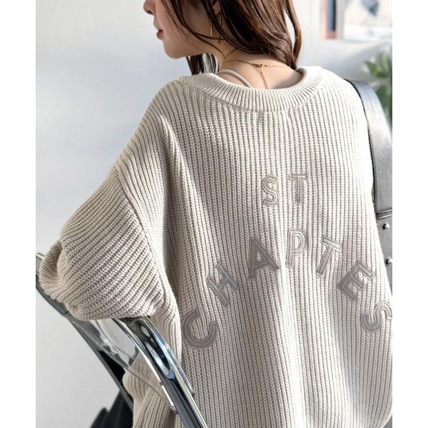 カーディガン 「JaVaジャバコラボ」春服のお洒落偏差値、即上昇！バックカレッジロゴワッペンサマーニ...