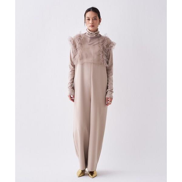 サロペット オーバーオール 入学式 卒業式 「セットアイテム／オケージョン／手洗い可」フリルチュール...