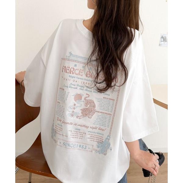 tシャツ 「JaVaジャバコラボ」着るだけで主役級。前後2way刺繍グラフィックオーバーサイズTシャ...