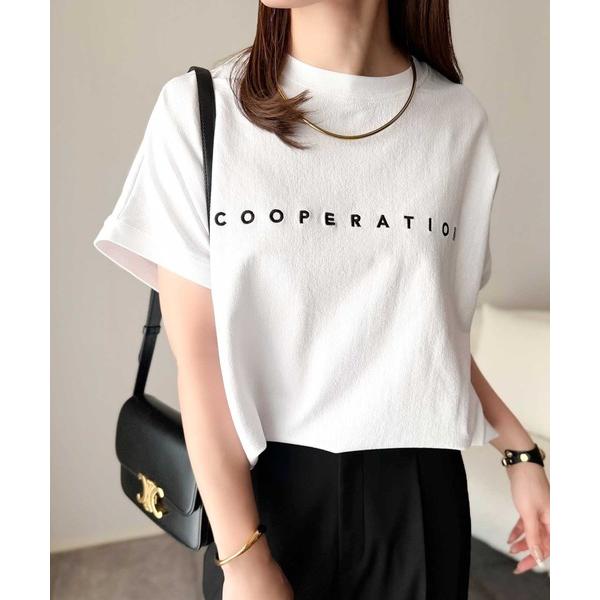 tシャツ 「JaVaジャバコラボ」「イージーケア機能付き」洗練されたミニマルロゴで上品見せ。 立体ロ...