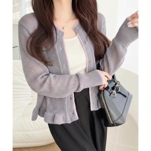 カーディガン 「mily bilet」旬のレイヤ...の商品画像