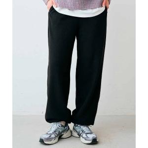 スウェットパンツ ジャージ 「低身長／高身長サイズあり」リブ　イン　コンフォート　外でも家でも極上のあたたかさ！　リラックス裏ボアカットソーパンツ レ