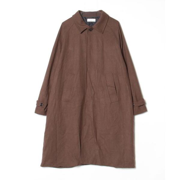 「remer」 ステンカラーコート SMALL カーキ メンズ