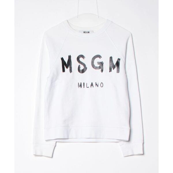 「MSGM」 スウェットカットソー SMALL ホワイト レディース