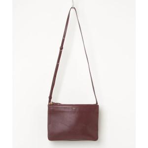 「CELINE」 ショルダーバッグ - レッド レディース