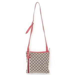 「GUCCI」 ショルダーバッグ - レッド レディース