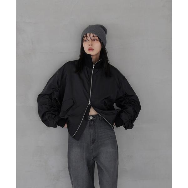 「LIAN」 ブルゾン FREE ブラック レディース