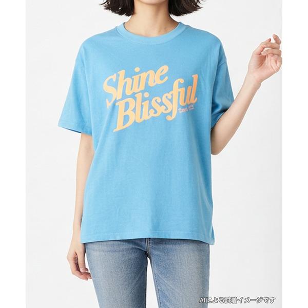 「GEVS.」 半袖Tシャツ M ブルー レディース