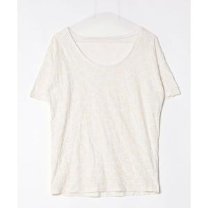 「STUSSY」 半袖Tシャツ M イエロー レディース